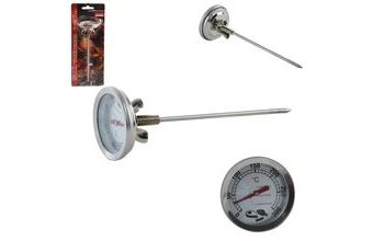Teploměr nerez do udírny 16 cm