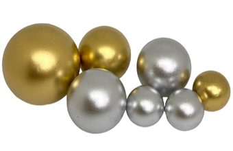 Čokoládové koule zlato-stříbrné