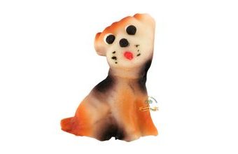 Jedlá figurka 4 - Pejsek s mašlí (strakatý)