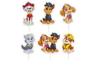 Zápich do dortu paw patrol, 16 ks - Dekora