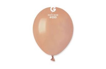 Balónek latexový MINI - 13 cm – Mlhavě růžová pastelová - 1KS