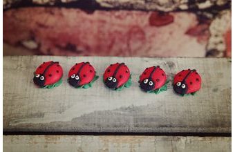 Cukrová dekorace Beruška