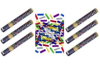 Konfety 40cm metalické barevné mix 6 ks