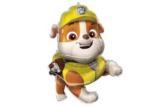 Tlapková patrola Rubble balónek 81 cm x 64 cm