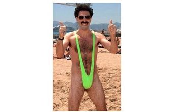 Husté plavky Mankini BORAT