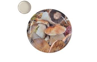 Víčko kov BIO 82 HOUBY 10 ks B