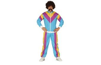 Kostým retro šusťáková - souprava 80.léta - pánský - vel. L (52 - 54)