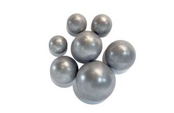 Stříbrné čokoládové koule, extra velké (XXL) – sada 7 kusů