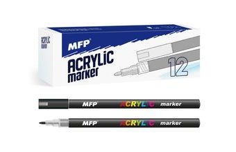 akrylový popisovač 1mm - černý