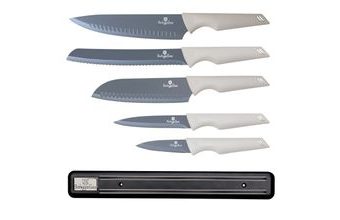 Sada nožů s magnetickým držákem 6 ks Aspen Collection