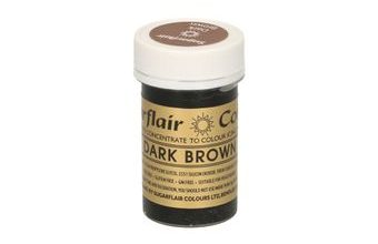 Hnědá gelová barva Dark Brown 25 g