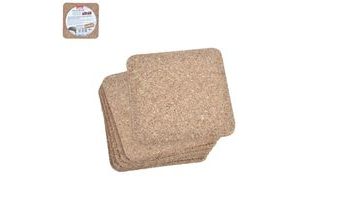 Prostírání korek 6 ks 9,5x9,5