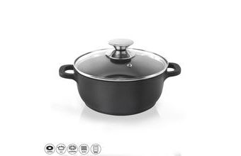 Hrnec GRANDE pr. 16 cm skleněná poklice