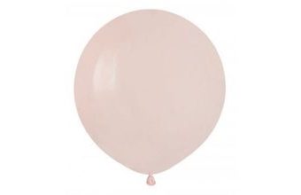 Balónek latexový 48 cm – shell růžová pastelová - 1KS