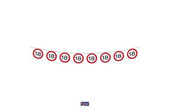 Girlanda dopravní značka 18, 12 m