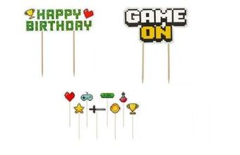 Sada Minecraft - zápichy do dortu - Pixel - 10 ks