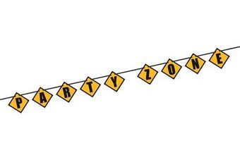 Girlanda PARTY ZONE - 2,74 m