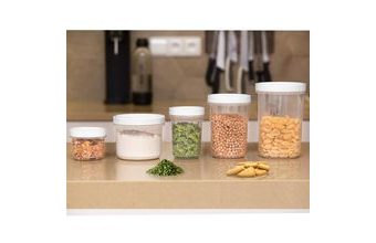 Dóza plast WHITE 1,6 l