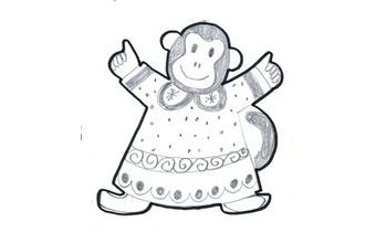 Vykrajovátko - Opice v pyžamu