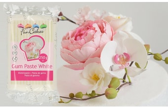 Gum pasta bílá - hotová hmota na modelování květin a jemných tvarů 250 g