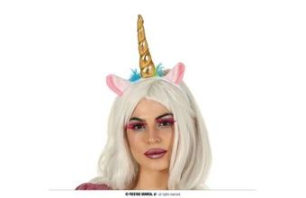 Čelenka JEDNOROŽEC / UNICORN - zlatá