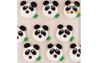 Cukrové dekorace panda