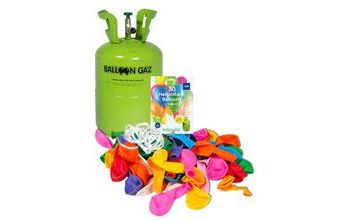 Helium do balónků jednorázová nádoba 250 l + 30 balónků