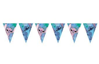 Girlanda vlajky Stitch a Angel - 230 cm