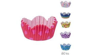 Košík cukrářský papír pr. 5 cm/80 ks