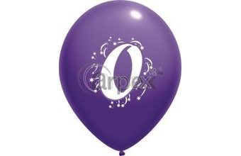 Balónky s potiskem čísla - 0, 3 ks v bal. 25 cm