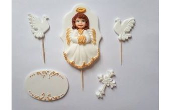 Sada cukrových dekorací na první svaté přijímání