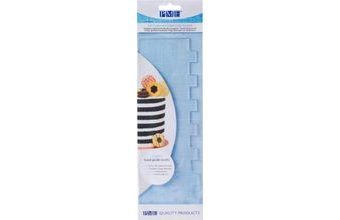 Vysoká boční škrabka se vzorovaným okrajem - pruhy -