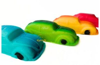 Jedlá figurka 4 - Auto zelené