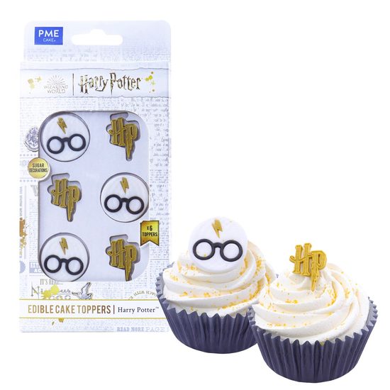 Harry Potter jedlé dekorace na cupcakes - sada 6 ks