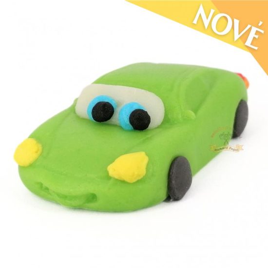 Závodní autíčko auto světle zelené 7cm (JF4)