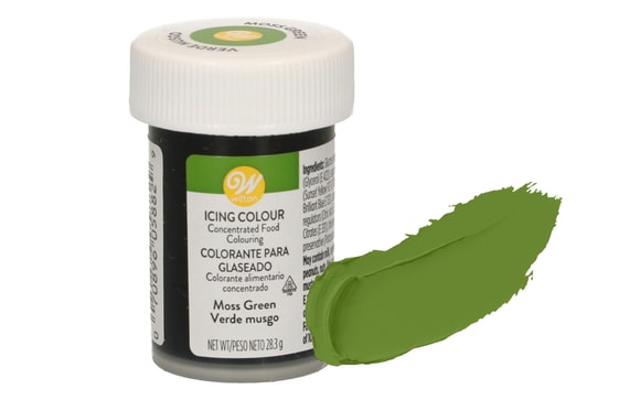 Gelové barvy Wilton Moss Green (mechově zelená)