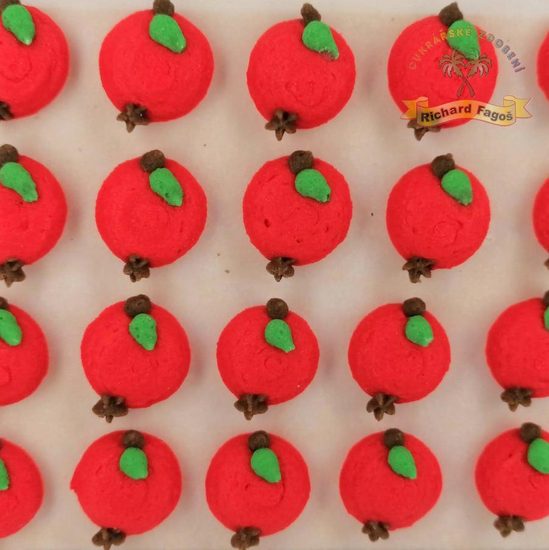 Cukrové dekorace ovoce jablíčka