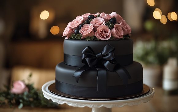 Potahovací hmota K2 na dorty 1kg černá - K2