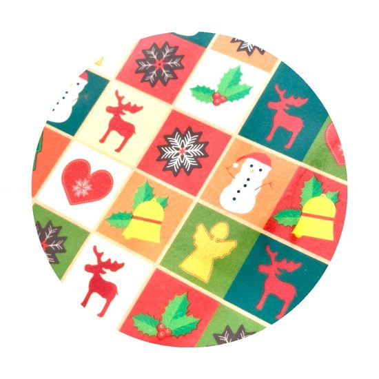 Jedlý papír s Vánočním motivem