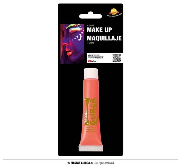 Make-up neon červený - HALLOWEEN - 10 ml