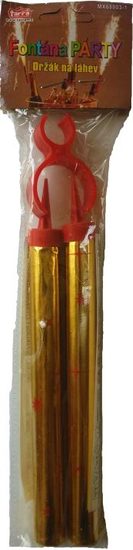 Party fontána na dort 15cm + držák na láhev - zlatá 5/60/2