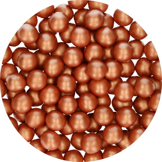 FUNCAKES CANDY CHOCO PEARLS VELKÉ MĚDĚNÉ 70 G