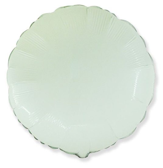 Balón foliový 45 cm Kulatý bílý