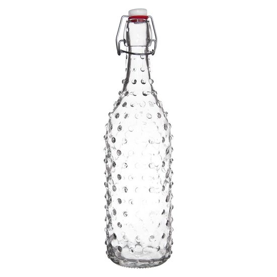 Láhev sklo CLIP uzávěr 1 l IDA