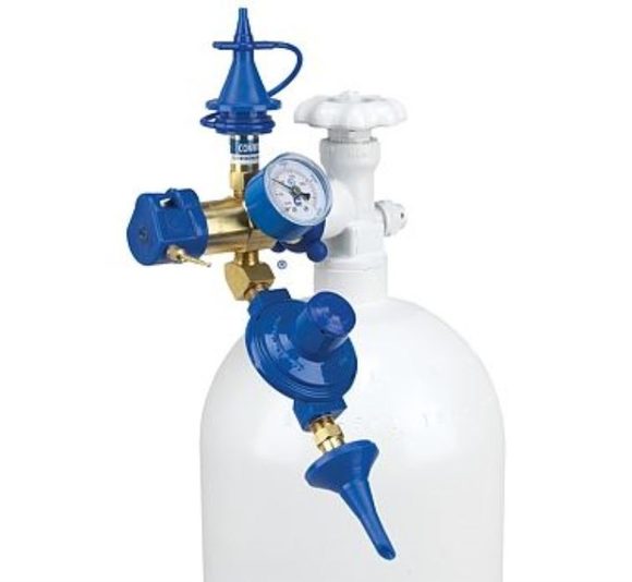 Redukce CONWIN k plnění balónků heliem