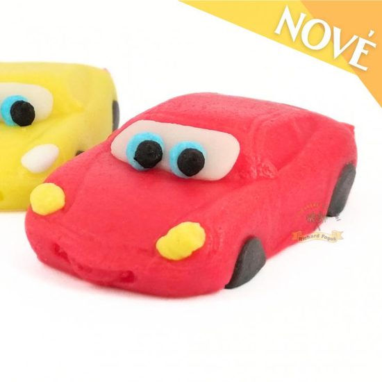 Závodní autíčko auto červené Blesk 7cm (JF4)
