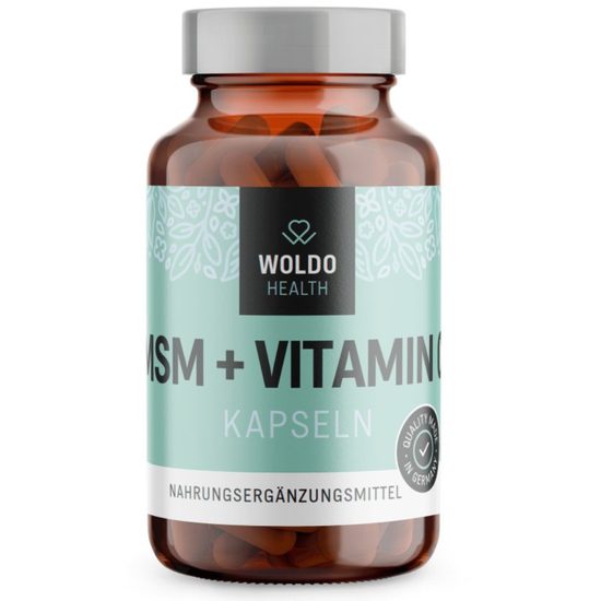 MSM s Vitamínem C - 180 kapslí