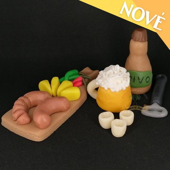 Set pivo a degustační prkénko na dort