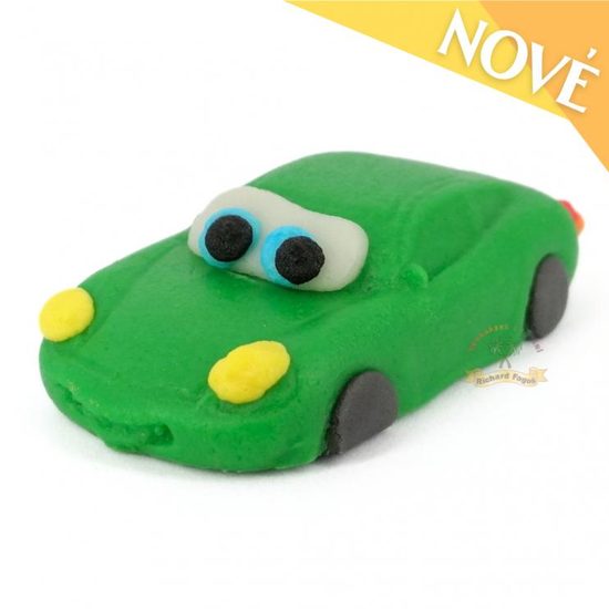 Závodní autíčko auto tmavě zelené 7cm (JF4)