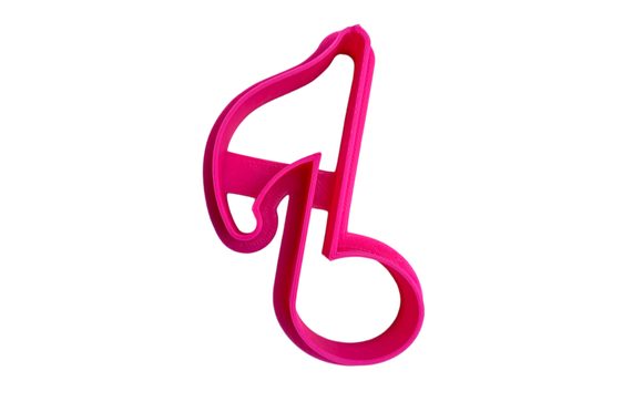 Vykrajovátko Nota - hudba - 3D tisk